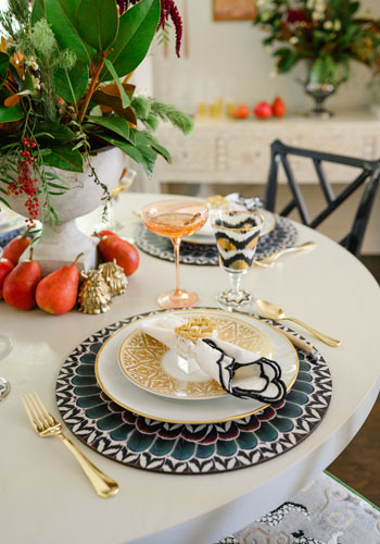 Coastal Grandmother Table Setting - Adorn the Table